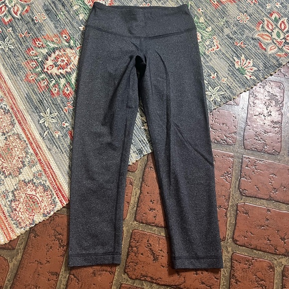 90 Degree by reflex gray black active leggings - Picture 3 of 3